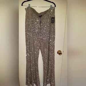 Sequin Flared Women's Pants